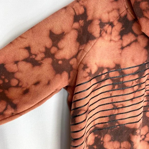 Under Armour Hoodie Threadborne Orange Tie Dye M - Picture 7 of 9